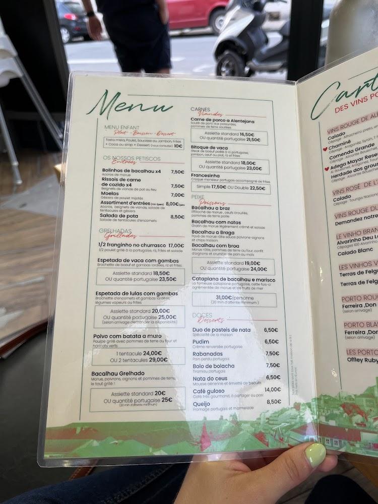 Restaurant La Porte Royale - Menu Image 3